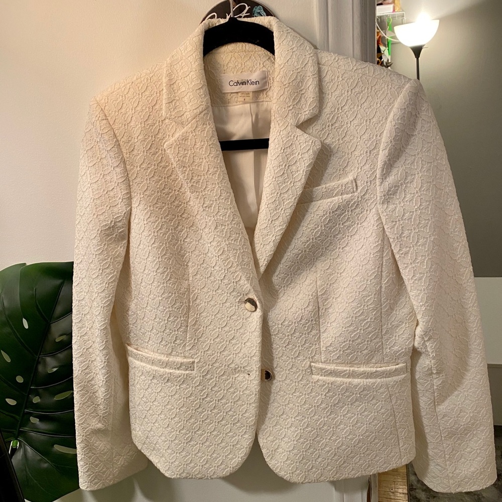 Calvin Klein Lace Blazer